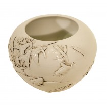 Chinese porcelain brush washer bowl