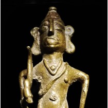 Indian Bronze figure of an attendant