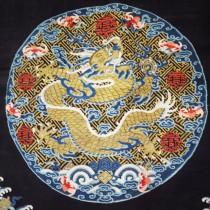 Chinee blue dragon robe