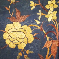 Chinese Lady's blue robe