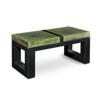 Black Lacquer Two Stone Kang Table