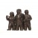 Bronze figure of 3 communists 
