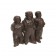 Bronze figure of 3 communists 