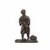 A bronze standing woodsman with gourd and axe