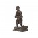 A bronze standing woodsman with gourd and axe