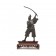 A Brozne standing samurai with his sward