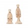 A PAIR OF TERRACOTTA TANG SERVANTS