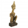 GILT BRONZE AFRICAN TRIBE FIGURING