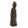 A Chinese bronze standing old lady