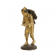 A Gold GILT BRONZE JAPANESE BOY CARRYING TWIGS