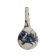 BLUE & WHITE PORCELAIN VASE WITH PHONEX MOTIF