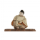 A Japanese figure of a scholar boy