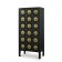 BLACK LACQUER EIGHTEEN DRAWERS MEDICINE CABINET