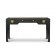BLACK LACQUER SIDE TABLE WITH FOUR SMALL DRAWERS 