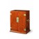 SCHOLAR CHEST WITH BURL PANEL DOORS