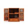 SCHOLAR CHEST WITH BURL PANEL DOORS
