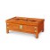 Huanghuali dressing case with folding mirror stand