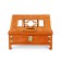 Huanghuali dressing case with folding mirror stand