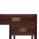 BLACK WOOD TEN DRAWERS PARTNER DESK
