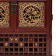 HUALI WOOD WEDDING CHEST WITH GOLD LEAF PAINTING