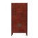 Huanghuali medicine cabinet with burl panels doors 