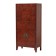 Huanghuali medicine cabinet with burl panels doors 