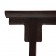 ZITAN RECESSED LEGS LONG SIDE TABLE WITH STONE INSERTS