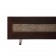 ZITAN RECESSED LEGS LONG SIDE TABLE WITH STONE INSERTS
