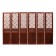 A SET OF SIX JUWOODEN SCREEN PANEL