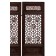 A SET OF FOUR JUWOODEN SCREEN PANEL