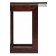 JUWOODEN INK STONE TABLE WITH GLASS