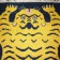 Tibetan Rug with tiger skin design