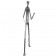 Wooden carving of a standing skinny man