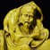 Chinese Green stone carving of old man