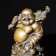 A Chinese bronze laughing Buddha