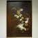 A JAPANESE MOTHER OF PEARL AND IVORY CARVING INLAY ON WOODEN PANEL