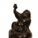 Japanese bronze seated figuer of Daikoku