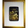 Japanese Makiye lacquer tray in frame