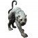 Bronze staning figure of Jaguar
