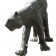 Bronze staning figure of Jaguar