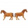 A pair of horses 