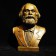 Bronze figure of Karl Marx