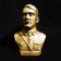 Bronze figure of Hitler head bust