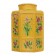 Chinese porcelain tea caddy with flower design