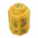 Chinese porcelain tea caddy with flower design