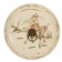 Chinese porcelain ginger jar with a lid and bronze pull