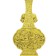 A Chinese light greenish yellow porcelain vase