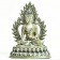 Tibetan silver seated AMITABHA Buddha