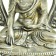 Tibetan silver seated AMITABHA Buddha