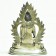 Tibetan silver seated AMITABHA Buddha